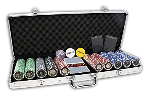 Conjunto de fichas de póker de DA VINCI Masterworks con 500 - Imagen 9