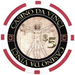 Conjunto de fichas de póker de DA VINCI Masterworks con 500 - Imagen 5