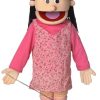 Marioneta de estilo ventrílocuo 25" Susie, Niña Durazno,