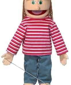 Marioneta de 25" Emily, Niña Melocotón, Cuerpo Completo,