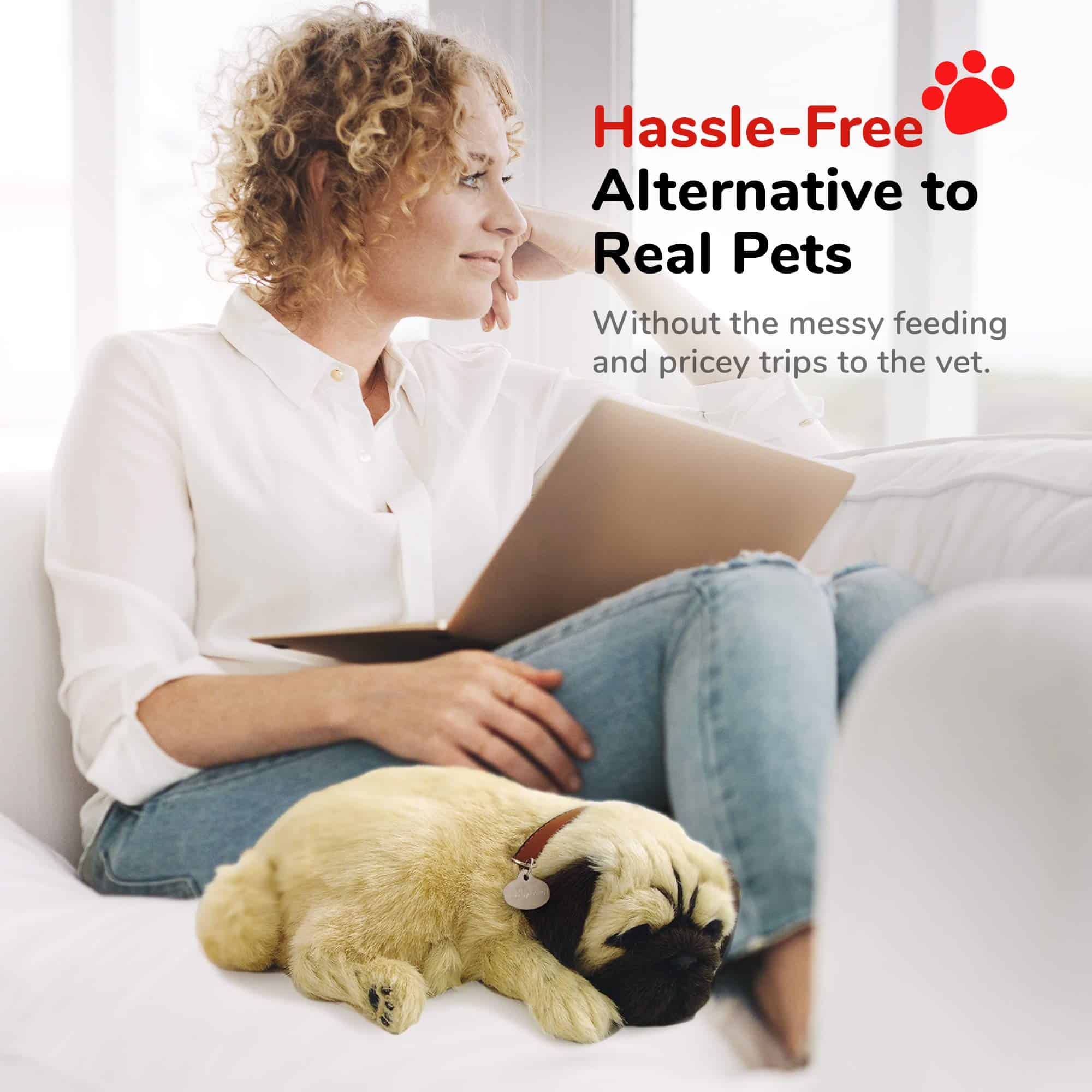 Peluche de Perro Carlino Original Petzzz, Juguetes para - Imagen 5