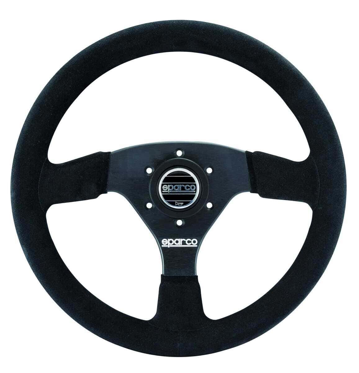 Volante de gamuza Sparco 015R323PSNR, negro