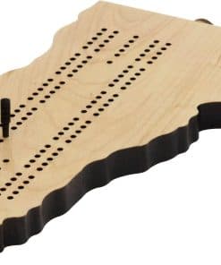 Tablero de Cribbage en Forma de Vermont - Hecho en EE. UU.