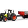 Tractor Claas Nectis 267 F con Pala Frontal y Remolque -