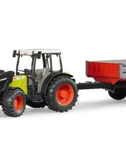 Tractor Claas Nectis 267 F con Pala Frontal y Remolque -