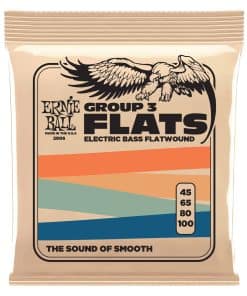 Cuerdas de bajo eléctrico planas de acero inoxidable de