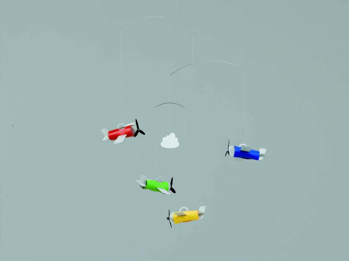 Móvil de guardería colgante Aero - 24 pulgadas - Plástico - Imagen 3