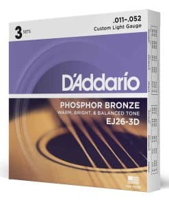 Cuerdas de Guitarra D'Addario - Cuerdas -uete de 3