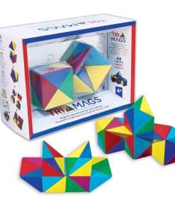Juguete de rompecabezas magnético Tri-Mags, 48 piezas,