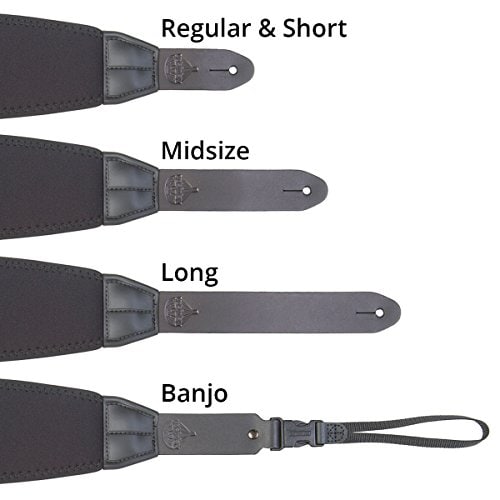 Correa de guitarra Neotech Mega, larga (8301042), negro, - Imagen 4