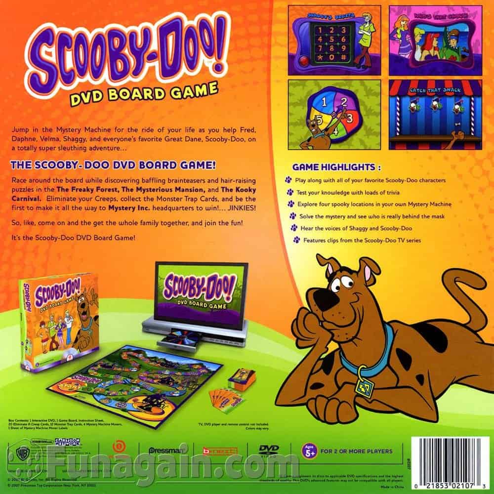 Juego de Mesa de Scooby-Doo en DVD de Pressman - Imagen 3