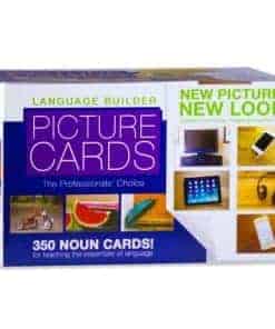 Baraja de tarjetas de imágenes de constructores de lenguaje