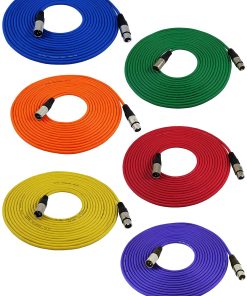 Cables de micrófono GLS Audio de 25 pies - XLR Macho a XLR