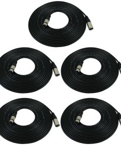 GLS Audio 25ft Cable de Micrófono - Macho XLR a Hembra XLR