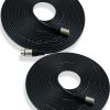Cables de Micrófono GLS Audio de 50 pies - XLR Macho a XLR