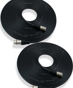 Cables de Micrófono GLS Audio de 50 pies - XLR Macho a XLR
