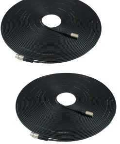 Cables XLR de GLS Audio - Juego de 2 cables de micrófono de