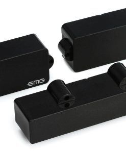 Juego de Pastillas de Bajo Activo EMG PJ, Negro