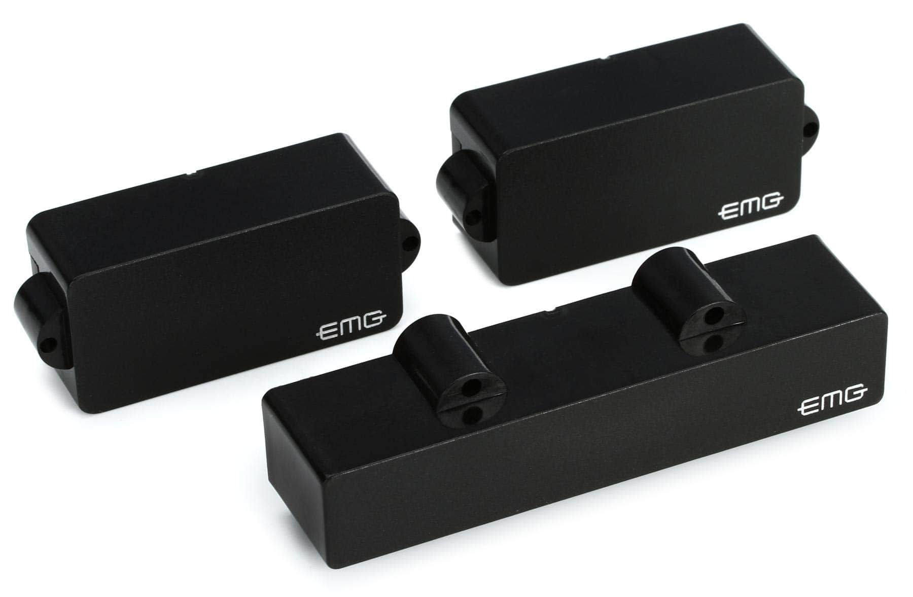 Juego de Pastillas de Bajo Activo EMG PJ, Negro