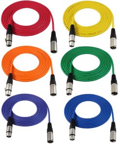 Cables de Micrófono GLS Audio de 12 pies - XLR Macho a XLR
