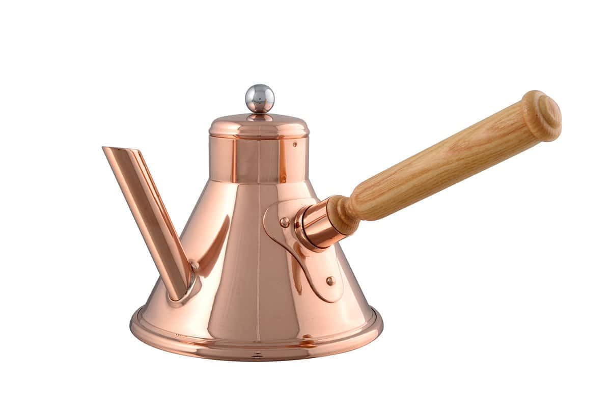 Cafetera de Cobre Mauviel M'Tradition con Mango de Madera,