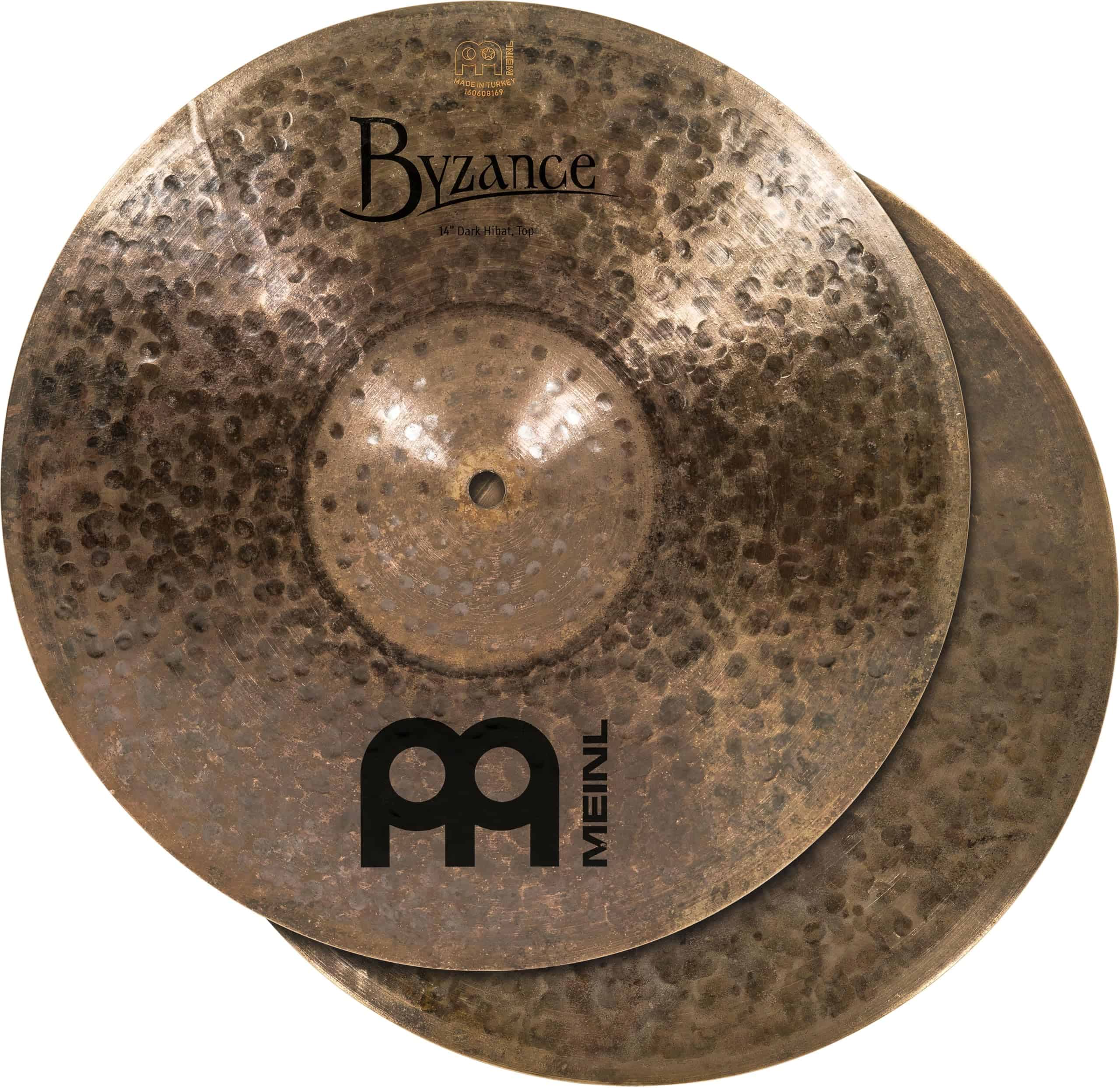 Meinl Cymbals Byzance 14" Dark Hihats, Par - Hechos en
