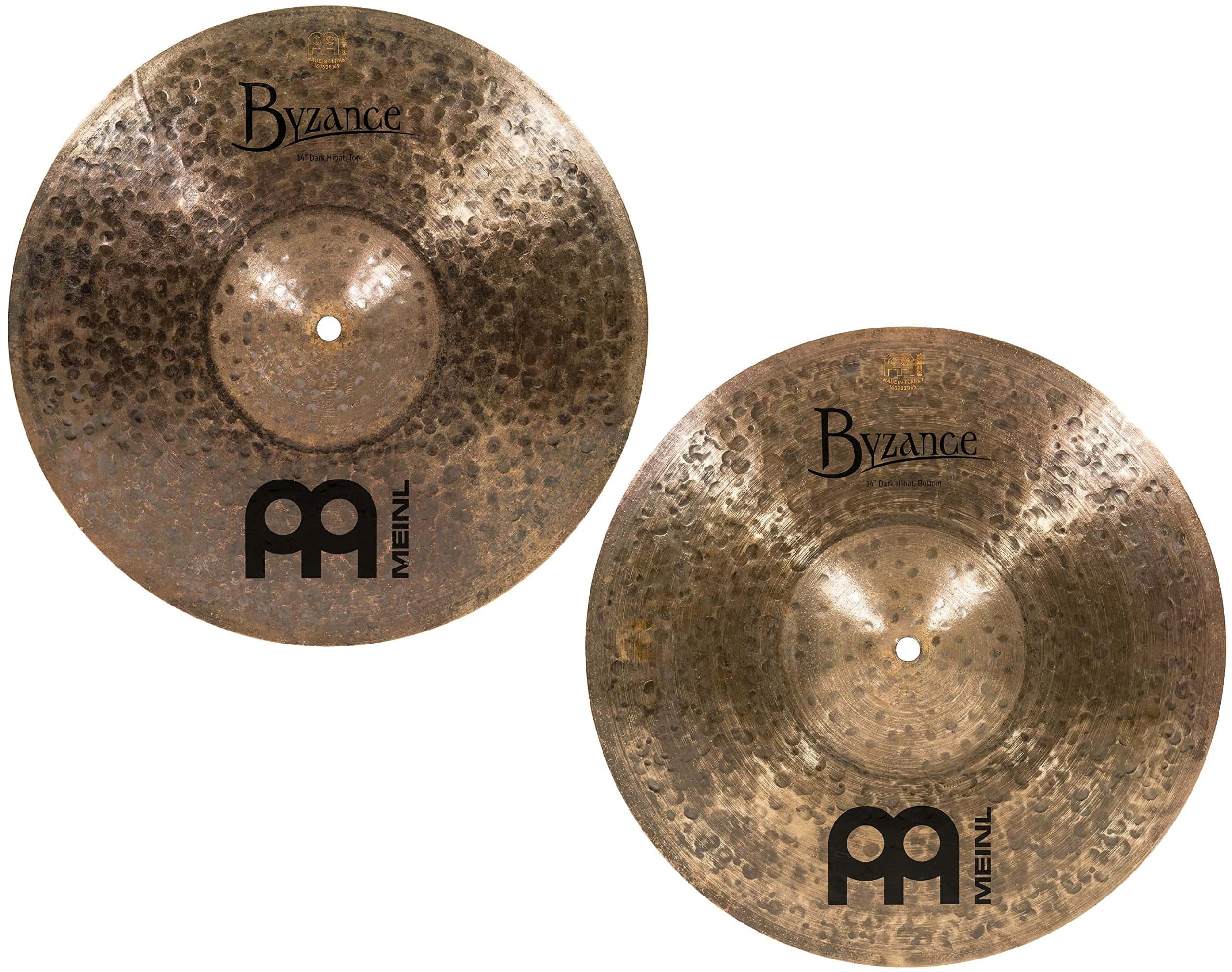 Meinl Cymbals Byzance 14" Dark Hihats, Par - Hechos en - Imagen 4