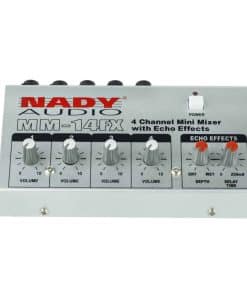 Nady MM-14FX Mezclador de Micrófono de 4 Canales con efecto