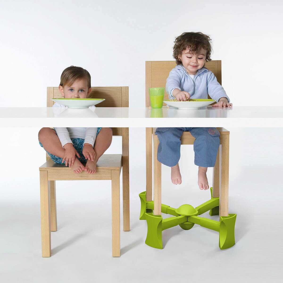 Asiento elevador KABOOST para mesa, Verde - Se coloca - Imagen 8