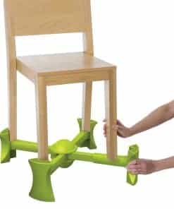Asiento elevador KABOOST para mesa, Verde - Se coloca