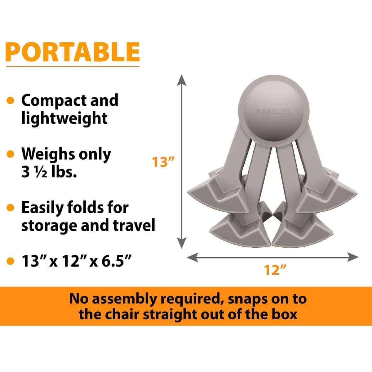 Booster para silla de comedor KABOOST, color Natural - Se - Imagen 7