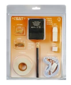 Kit de cableado para casa de muñecas en miniatura grande