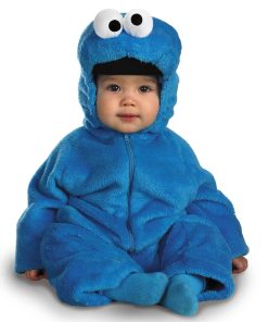 Disfraz de lujo de dos caras de Peluche Cookie Monster de