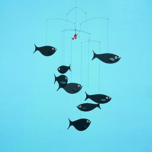 Móvil de Peces Flensted Mobiles - 24 Pulgadas de Cartón - Imagen 3