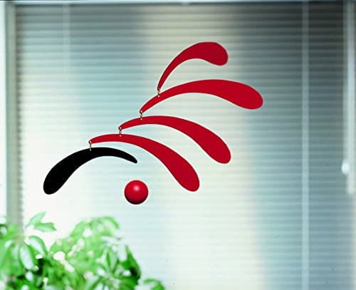 Móvil Colgante Rítmico Flowing Rojo - 18 Pulgadas - Hecho a - Imagen 3