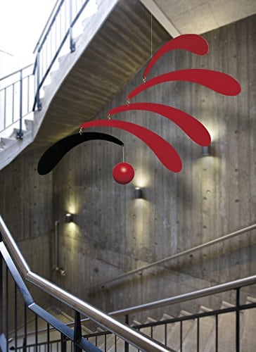 Móvil Colgante Rítmico Flowing Rojo - 18 Pulgadas - Hecho a - Imagen 6