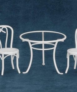 Juego de Mesa y Sillas de Patio en Miniatura de Aztec