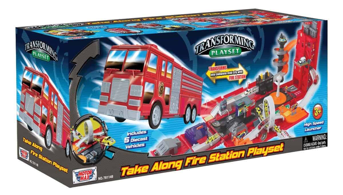 Set de Juego Estación de Bomberos Portátil Motormax - Imagen 4
