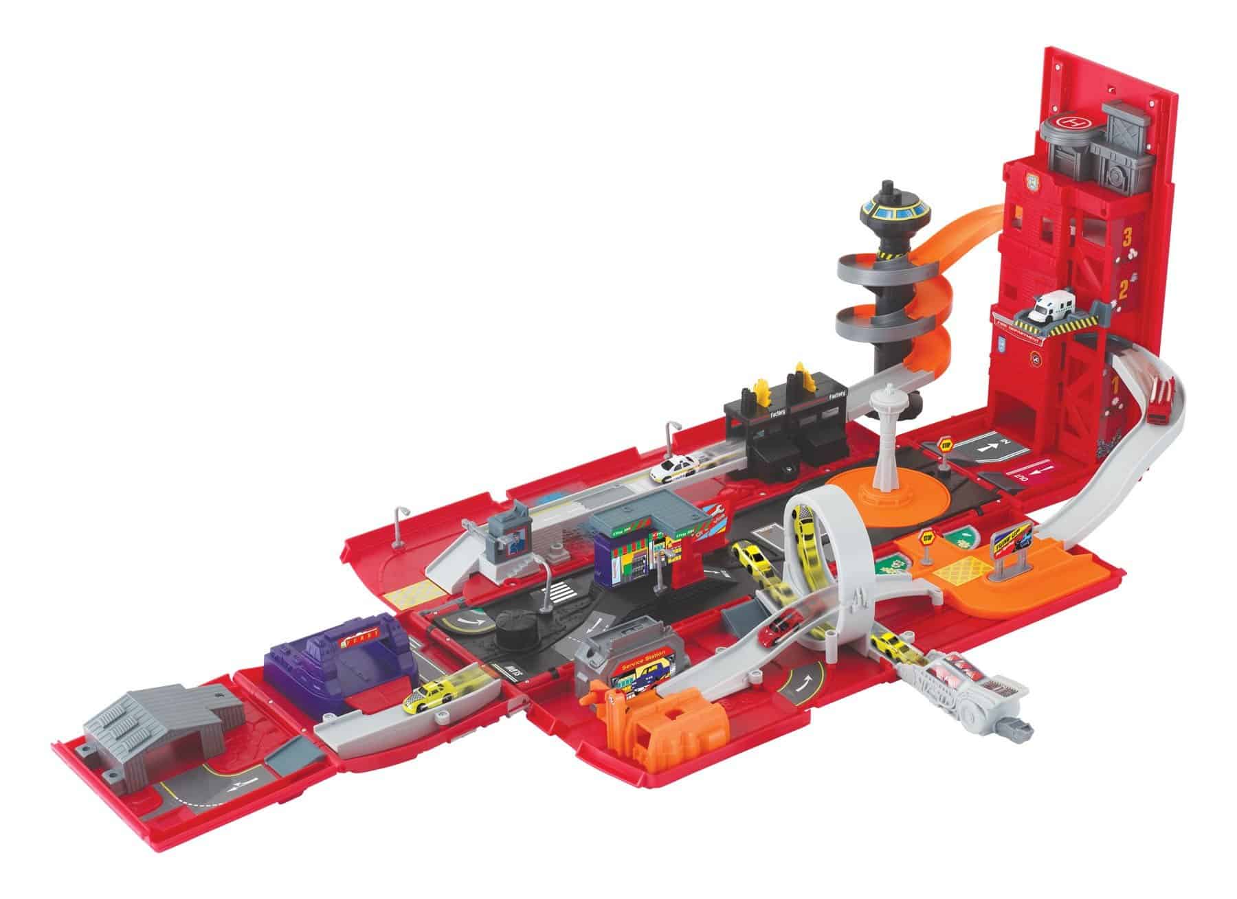 Set de Juego Estación de Bomberos Portátil Motormax