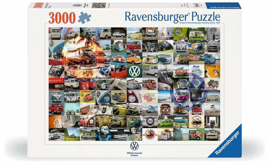 Rompecabezas de 3000 piezas Ravensburger 99 VW Bulli