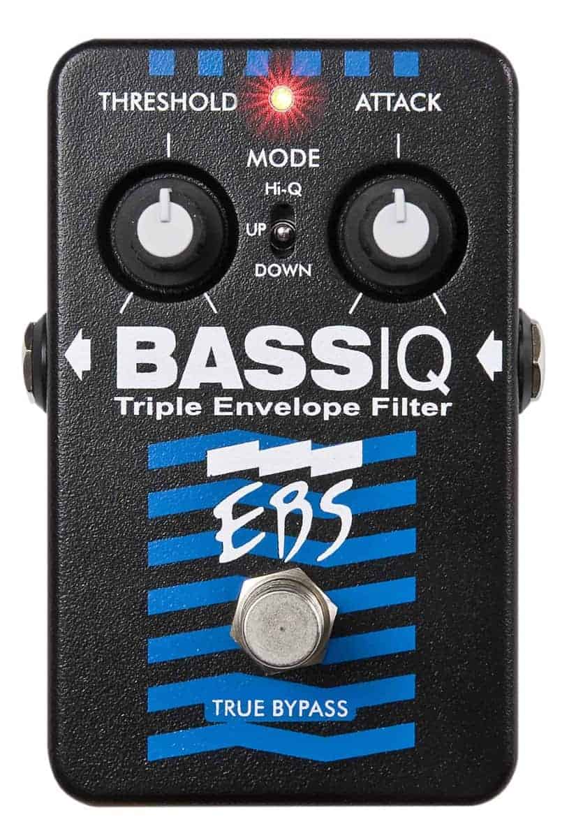 Pedal de filtro de sobre-bajo EBS Bass IQ Triple Bass Analog