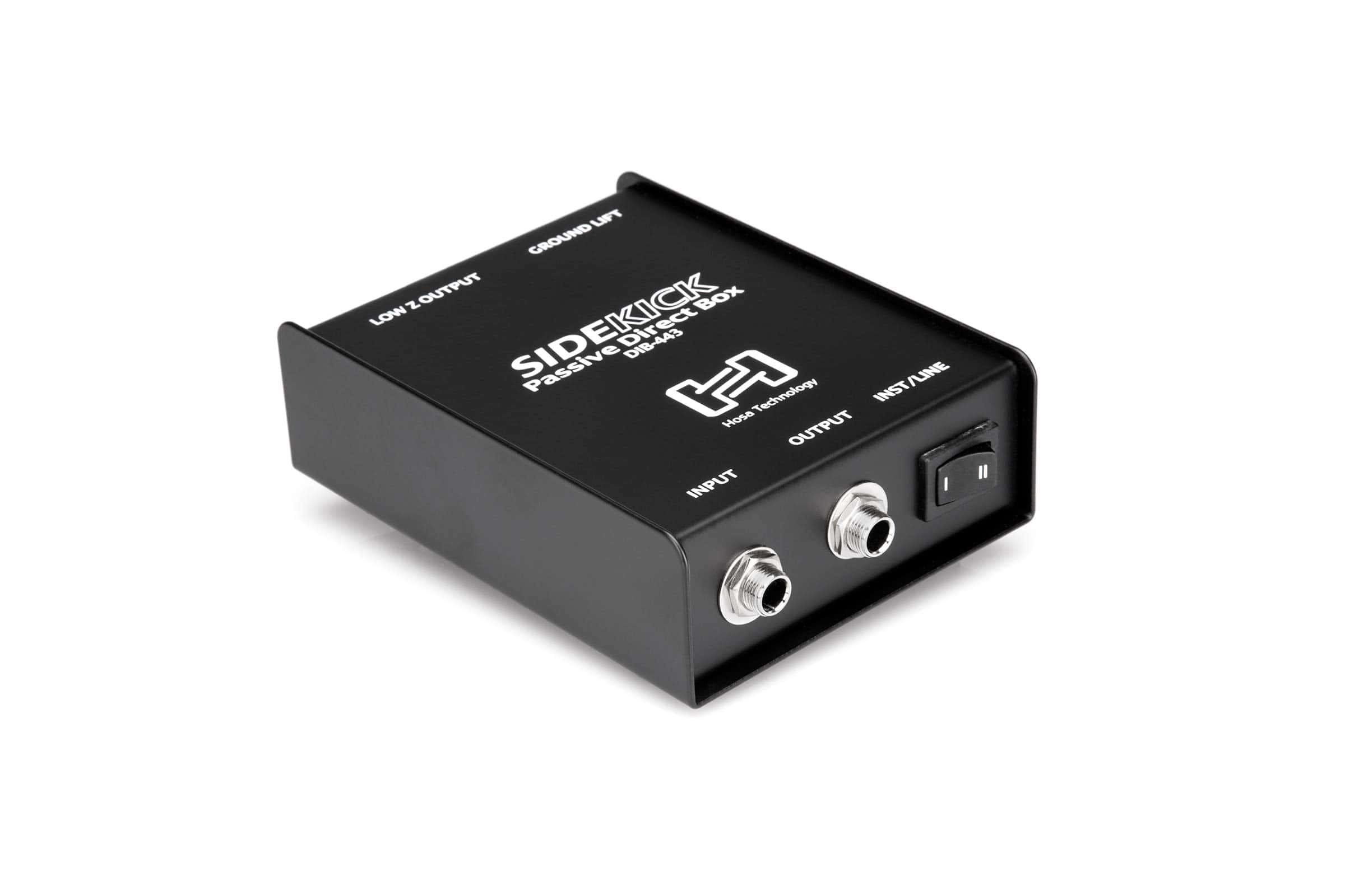 Caja DI pasiva Hosa DIB-443 1/4" TS a XLR3M Sidekick