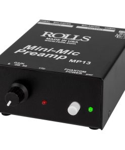 Amplificador de micrófono mini ROLLS, Negro (MP13)