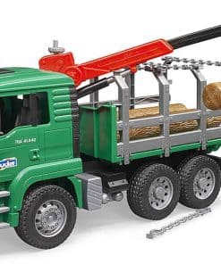 Camión Forestal MAN de Juguete de Bruder con Grúa de Carga