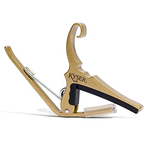 Kyser Quick-Change Guitar Capo para guitarras -Dorado