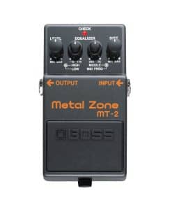 Pedal de distorsión Boss MT-2 Metal Zone para guitarra