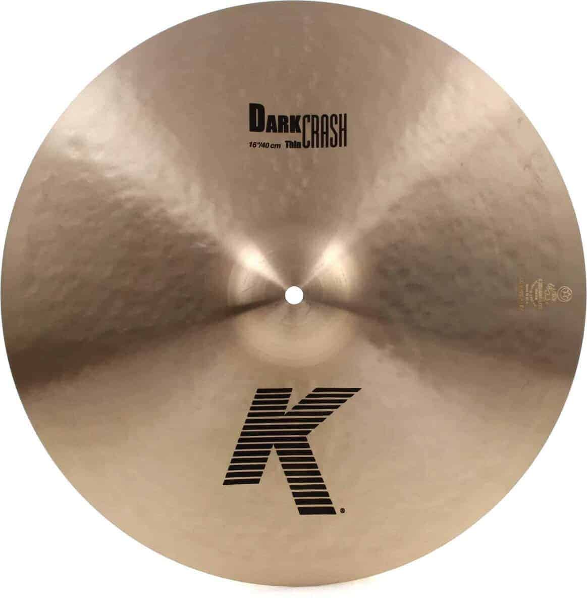 Platillo Zildjian K Series Dark Crash - 16 Pulgadas Delgado