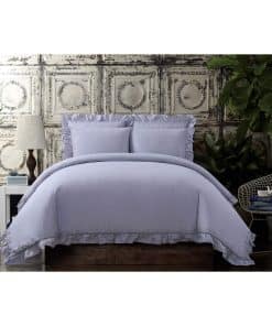 Set de Funda nórdica con Volantes de Algodón Lavado de