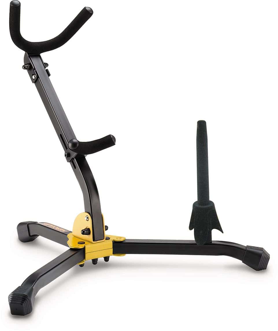 Soporte Hercules DS532BB para Saxofón Alto/Tenor y