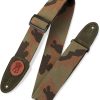 Correa de guitarra de algodón Levy's Leathers MSSC8-CAM 2",